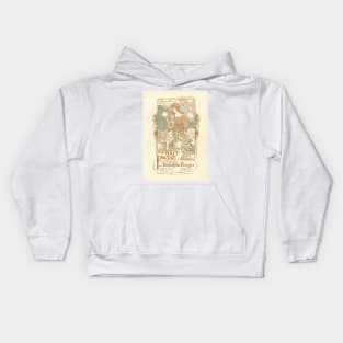 Art Nouveau Sheet Music Cover Kids Hoodie